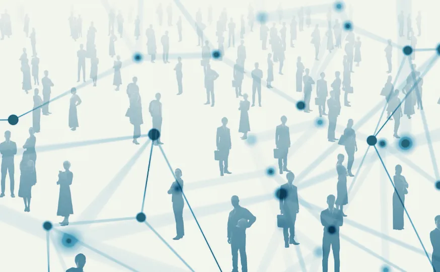 組織と幾何学模様